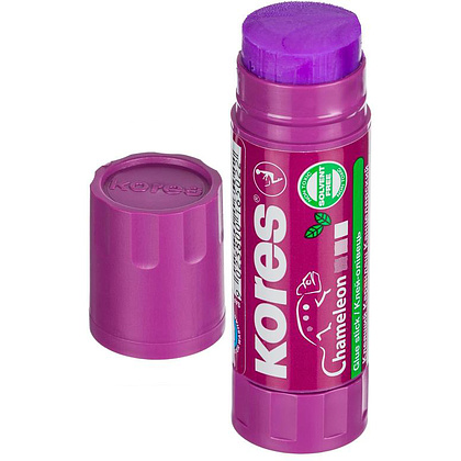 Клей-карандаш Kores "Хамелеон", 15 г - 2