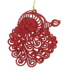 Украшение новогоднее "Санта красный", красный