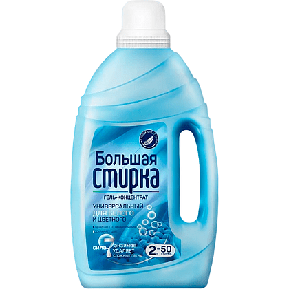 Средство для стирки Большая стирка "Universal", 2 л, жидкое