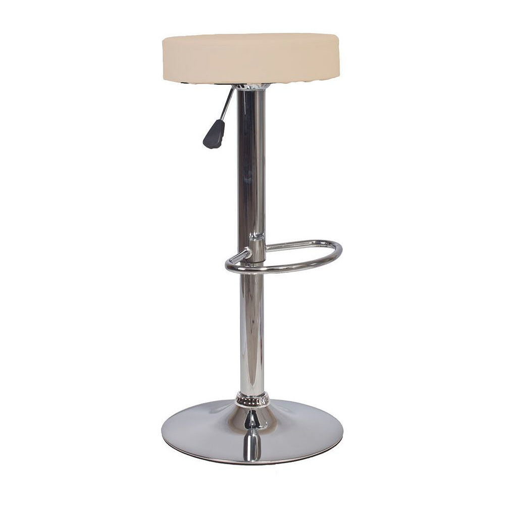 Стул барный AksHome "Pina", экокожа, кремовый