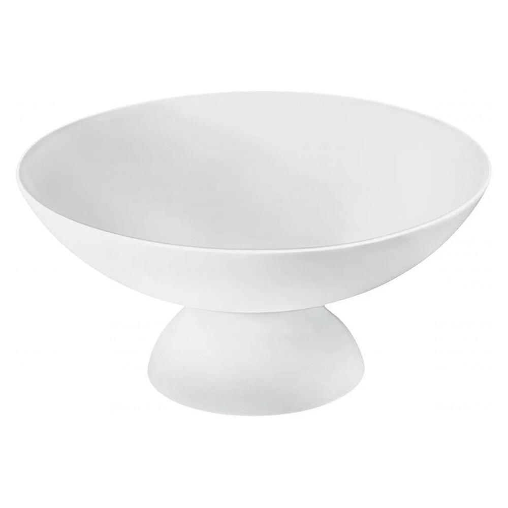 Ваза для фруктов "WL-996126/1C Olivia", 24x11.5 см, фарфор, белый