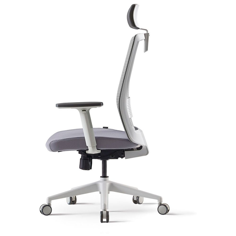 Кресло для руководителя BESTUHL "S30", сетка, ткань, пластик, серый - 2