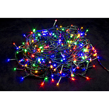 Гирлянда LED "Нить", черный провод, 26 м