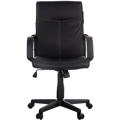 Кресло для персонала Helmi HL-M03 "Referent", экокожа, пластик, черный - 2