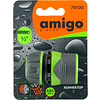 Коннектор Amigo Grande "79100", 1/2", пластик, серый, зеленый - 2
