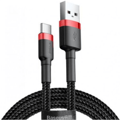 Кабель Baseus "CATKLF-B91", 1 м, черный, красный
