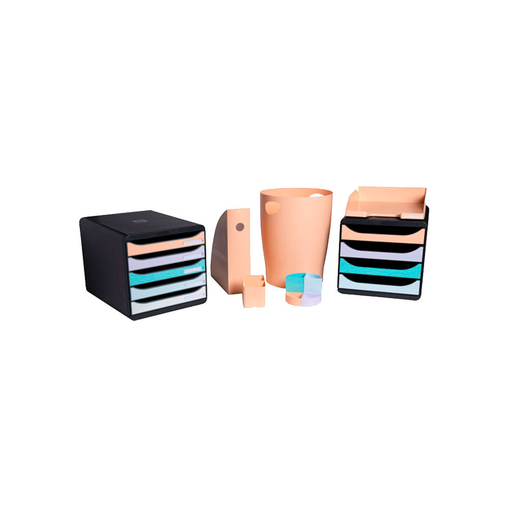 Модуль для бумаги горизонтальный "Aquarel", зеленая пастель - 4