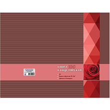 Книга канцелярская "Колор", А4, 100 листов, линейка, разноцветный