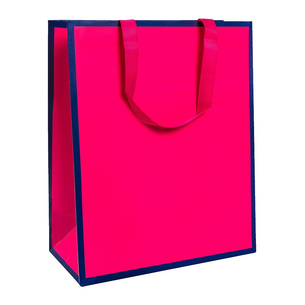 Пакет подарочный бумажный "Цветная классика", ассорти