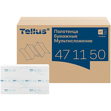 Полотенца бумажные Tellus Мультисложение Комфорт HT2, листовые, 2 слоя, 190 листов
