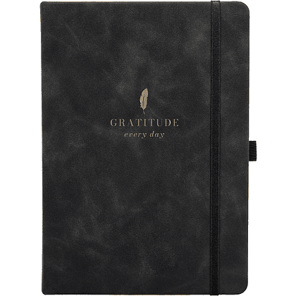 Ежедневник недатированный "Grace", А5, 320 страниц, черный