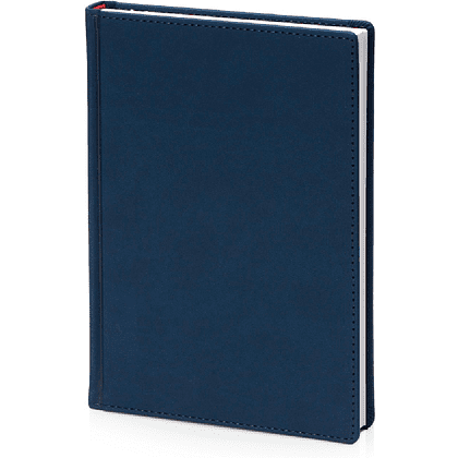 Ежедневник недатированный "Velvet", А5, 272 страницы, глубокий синий