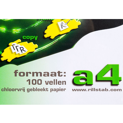 Самоклеящиеся этикетки универсальные "Rillprint", 105x74 мм, 100 листов, 8 шт, белый - 2