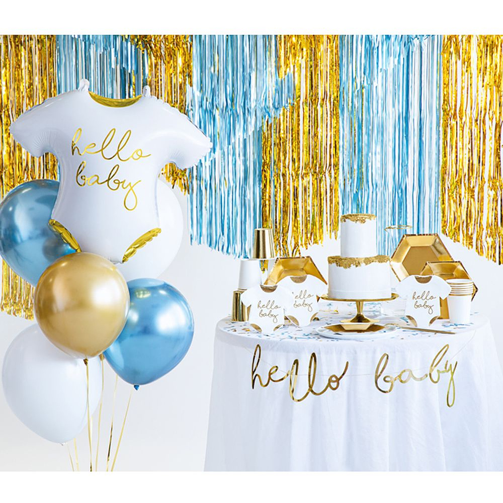 Стакан бумажный "KPP30-008", 6 шт, 260 мл, белый , золотистый - 6