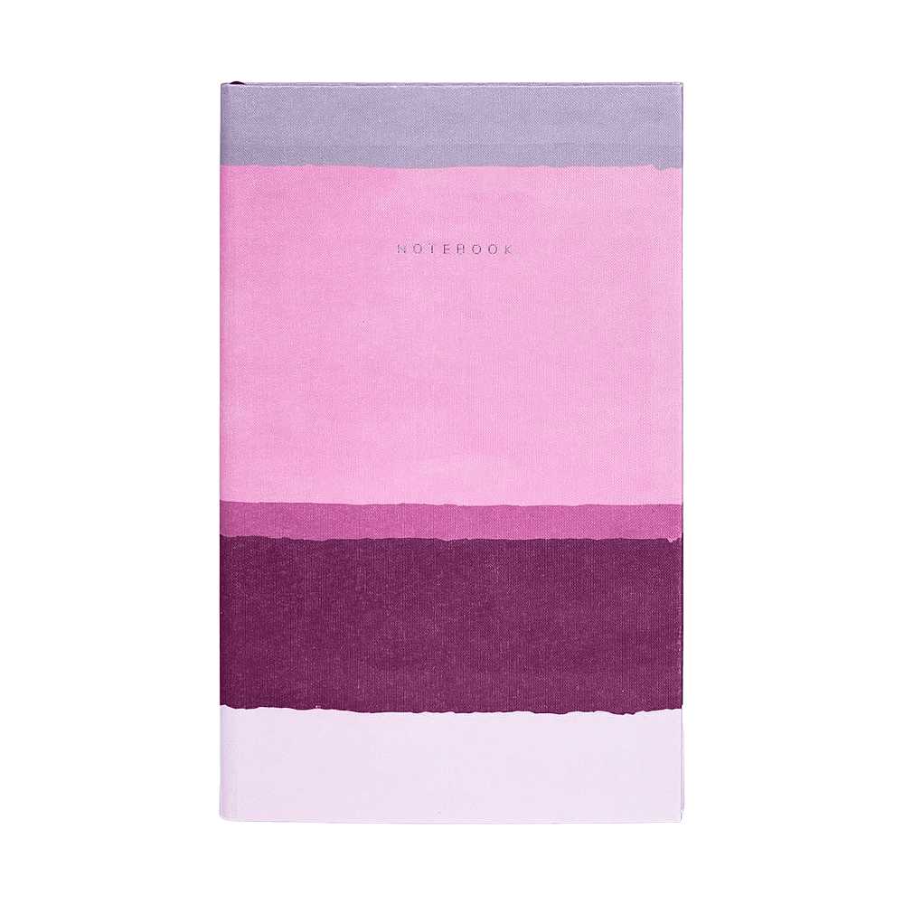 Блокнот "Stripes bubblegum", А4, 96 листов, линейка, розовый, срез разноцветный - 2