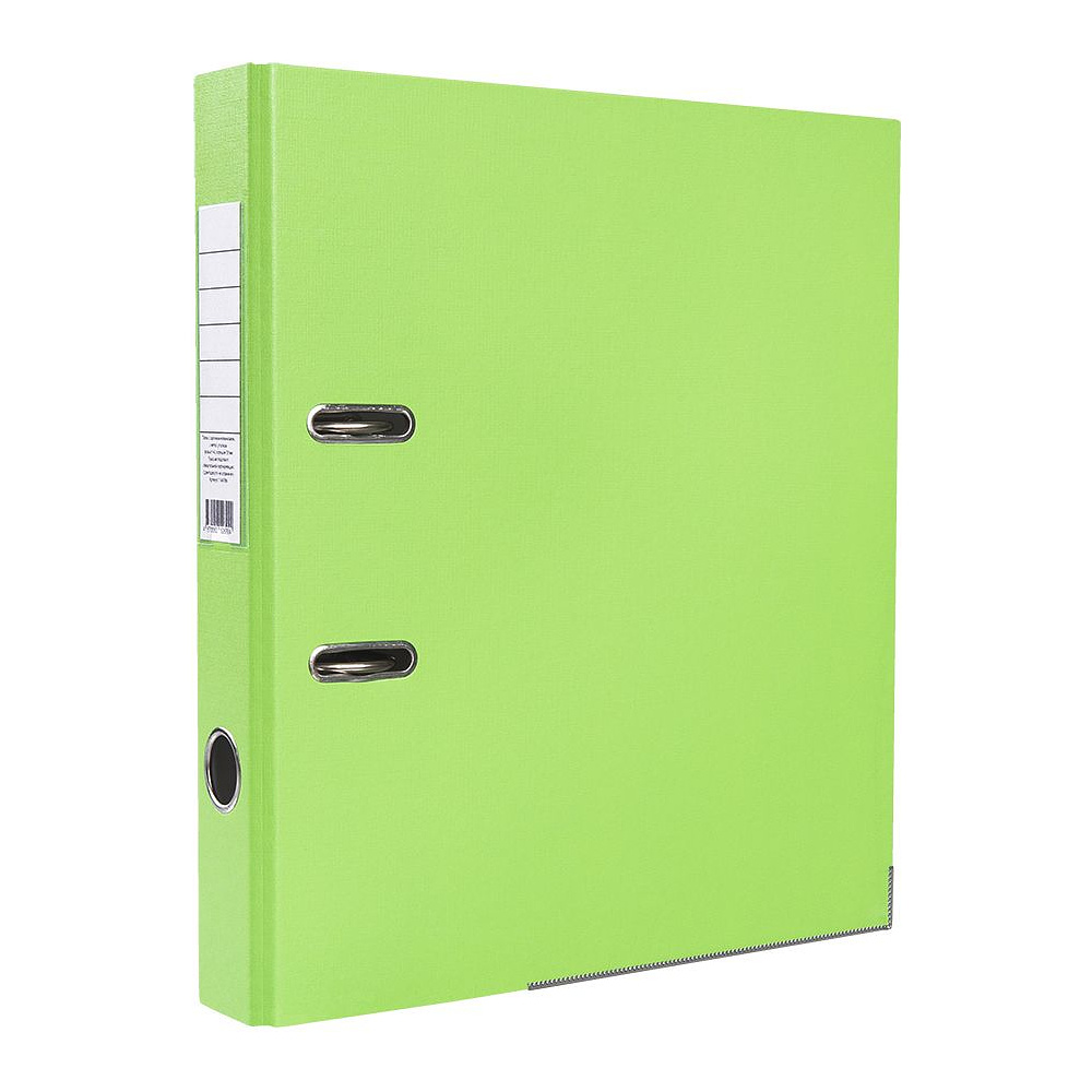 Папка-регистратор "OfficeStyle", А4, 50 мм, ПВХ Эко, светло-салатовый