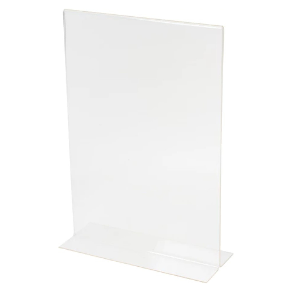 Стойка информационная "Brauberg", настольная, A5, вертикальная, прозрачный - 3
