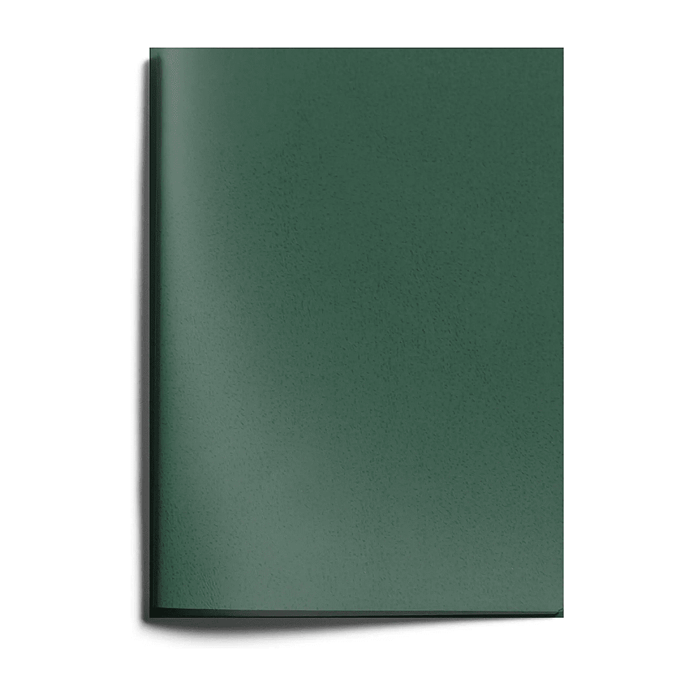 Тетрадь "Зеленый", А4, 96 листов, клетка, скоба сбоку, зеленый