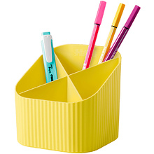 Подставка для канцелярских мелочей "Re-X-LOOP", желтый