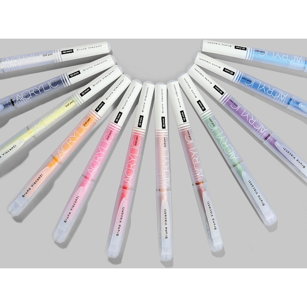 Набор ручек акриловых "Sketch&Art", 1 мм, 12 шт, ассорти - 6