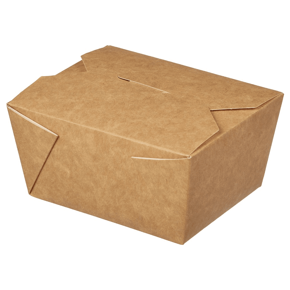 Контейнер бумажный, 600 мл, 130/110х110/90х65, 50 шт, крафт - 3