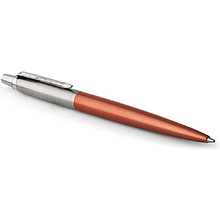 Ручка шариковая автоматическая "Parker Jotter Chelsea Orange CT", 0.7 мм, оранжевый, серебристый, стерж. синий