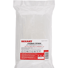 Стержни клеевые REXANT 09-1103, 7.4х200 мм, 10 шт/упак, прозрачный