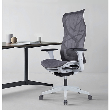 Кресло для руководителя SitZone CH-283A-HS-P1 сетка, серый - 7