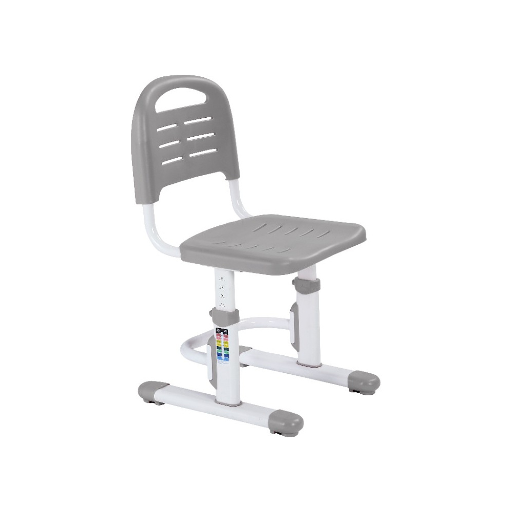 Комплект растущей мебели Fundesk "Cubby Botero": парта, стул, подставка для книг, LED-лампа, серый - 15