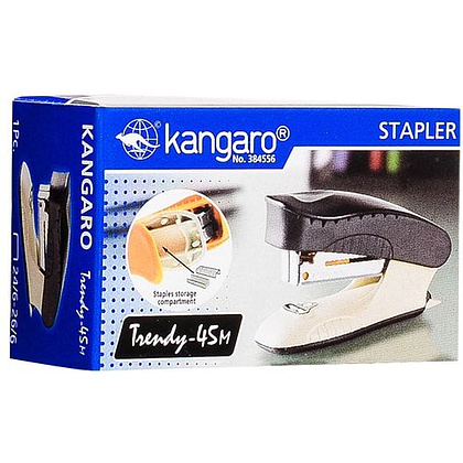 Скобосшиватель "Trendy-45M", № 24/6, 26/6, 15 листов, темно-синий - 2