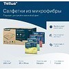 Салфетка из микроволокна Tellus, 220 гр/м2, 35х35см, 5шт/упак, желтый - 4