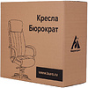 Кресло для руководителя Бюрократ T-9927WALNUT, натуральная кожа, слоновая кость, металл, дерево - 5