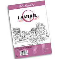 Обложка Lamirel Transparent A4, PVC, синий, 200мкм, 100 шт 
