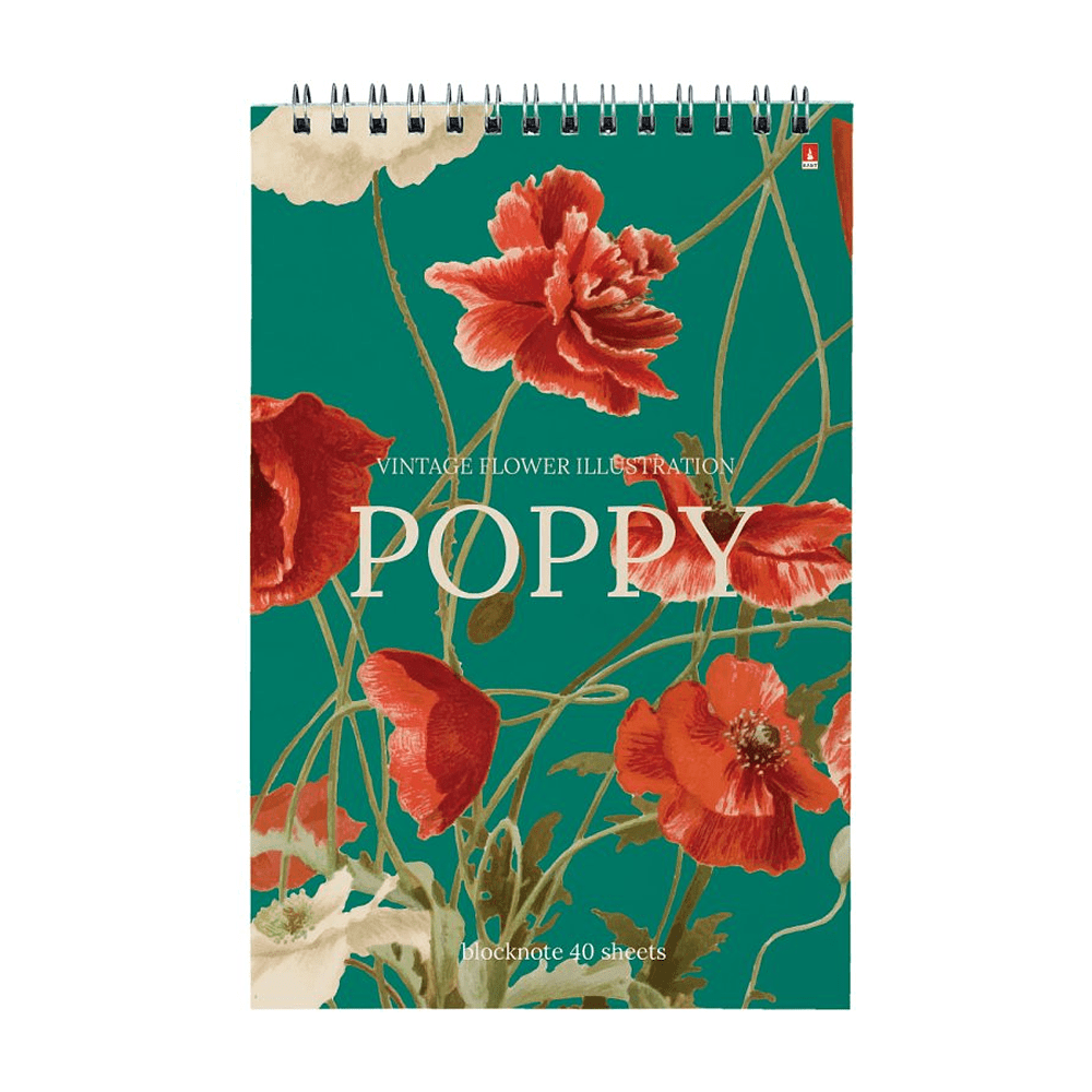 Блокнот "Цветы. Паттерн", A5, 40 листов, в клетку, ассорти - 2