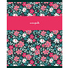 Тетрадь "Цветочный сад", А5, 96 листов, клетка, ассорти - 5