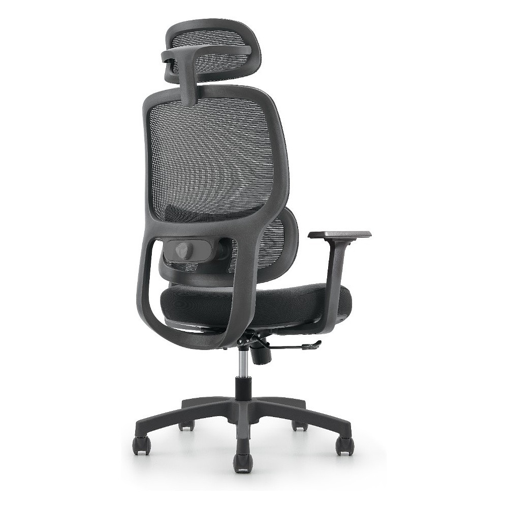 Кресло для руководителя SitZone U-073A сетка, ткань, пластик, черный, -30% - 3