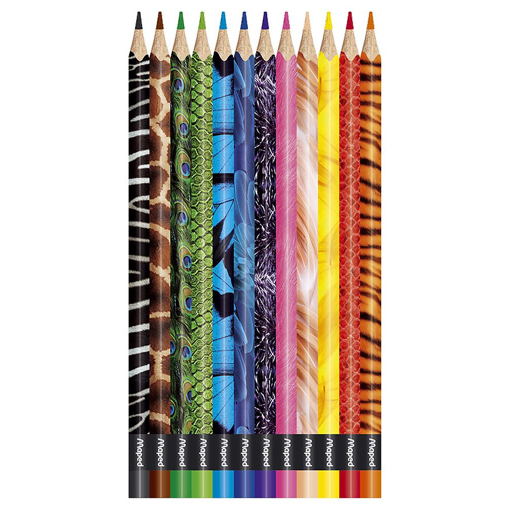 Цветные карандаши Maped "Color' Peps Animal", 12 цветов - 2