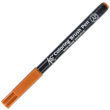 Маркер акварельный "Koi Color Brush", светло-коричневый