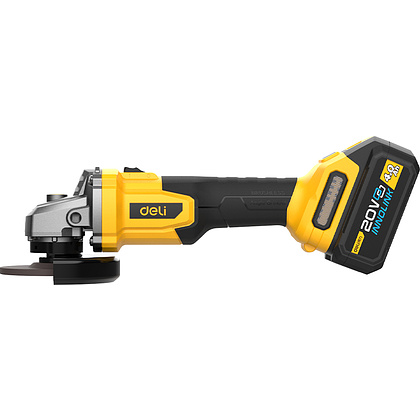 Угловая шлифмашина Deli YS EDC602 20 В, 125 мм, 2 АКБ, 4 Ач, сумка - 2