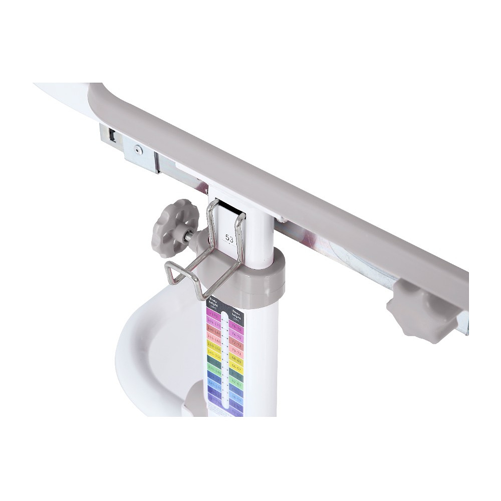 Комплект растущей мебели Fundesk "Cubby Botero": парта, стул, подставка для книг, LED-лампа, серый - 14