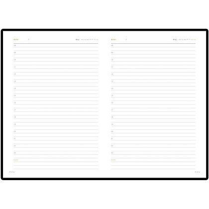 Ежедневник недатированный "Polo", А5, 320 страниц, оранжевый - 5