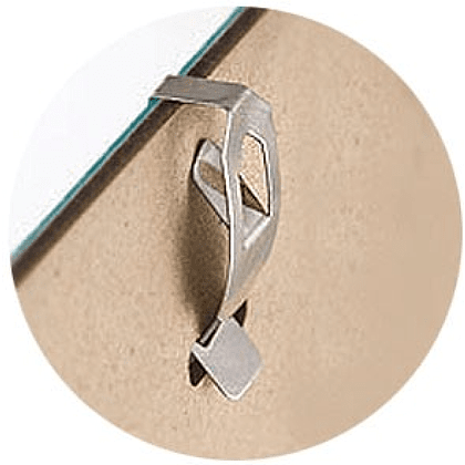 Фоторамка "ПКлип002130 Zebra", 21х30 см, клип, со стеклом, прозрачный  - 3