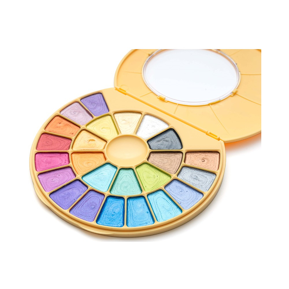 Краски акварельные металлик "Himi", набор, 24 цвета - 7