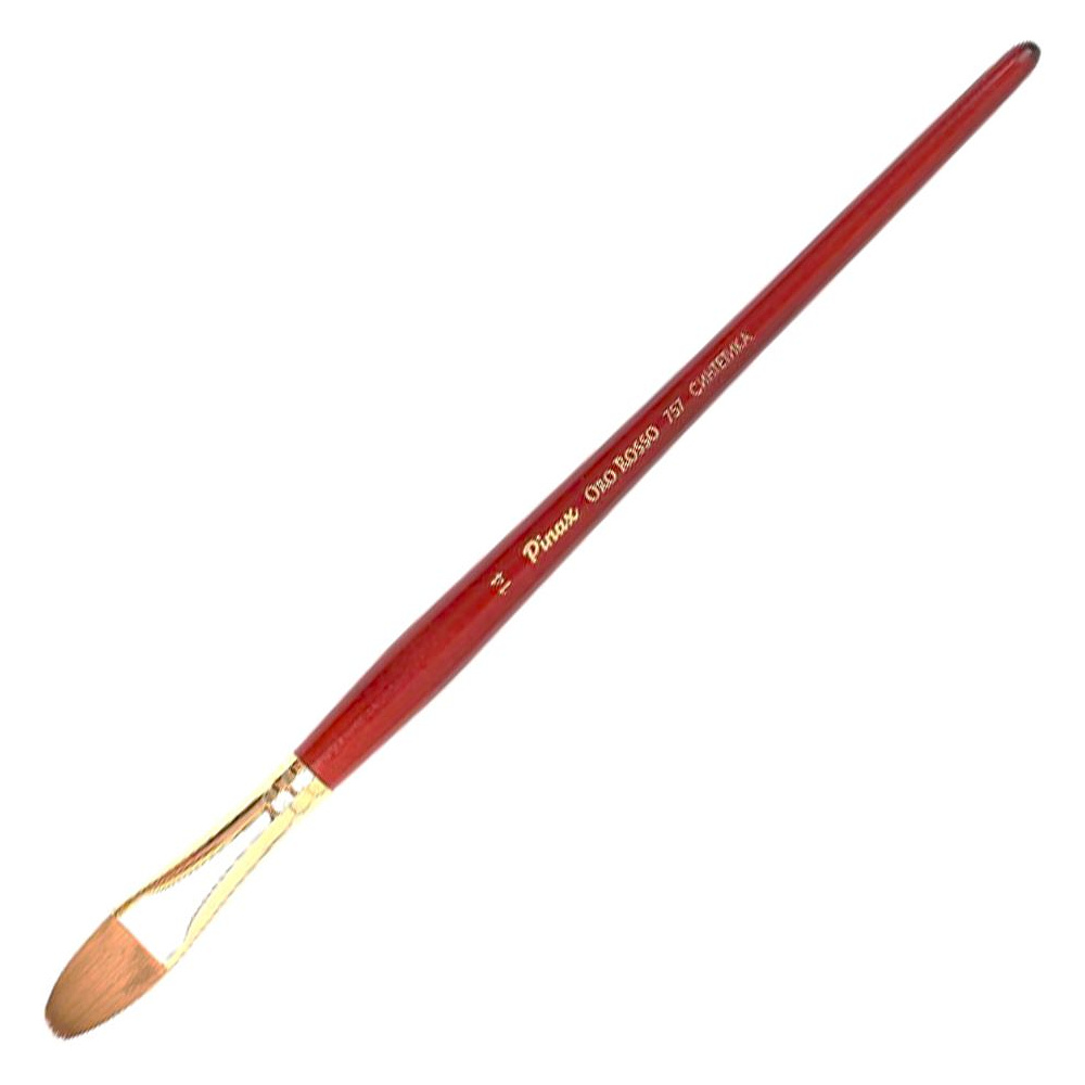 Кисть для рисования "Pinax ORO ROSSO", синтетика, плоскоовальная, №14