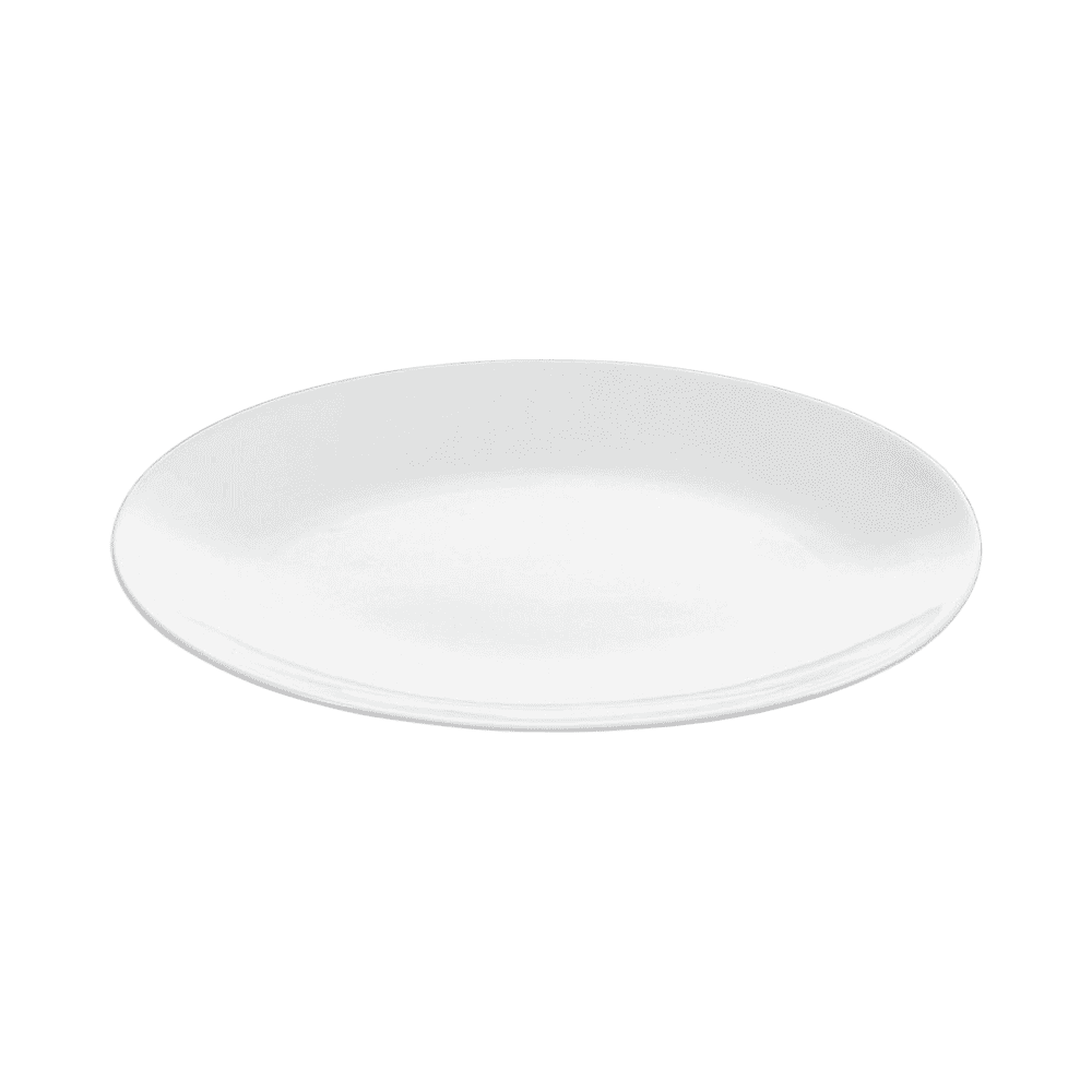 Тарелка обеденная "WL-991015 Olivia",  25.5 см, фарфор, белый