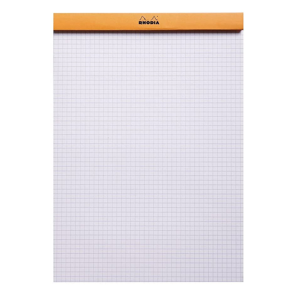 Блокнот "Rhodia", А4, 80 листов, клетка, оранжевый - 2