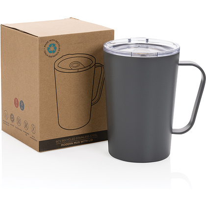 Кружка термическая "P433.052", 420 мл, серый - 7