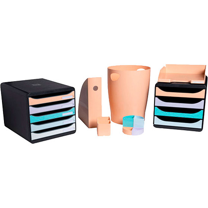 Модуль для бумаги горизонтальный "Aquarel", зеленая пастель - 4