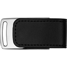 USB Flash накопитель 3.0 64 Gb VDL-014, металл, кожзам, черный 