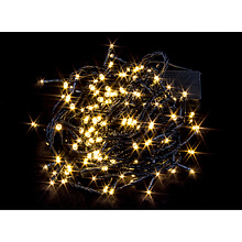 Гирлянда LED "Нить", черный провод, 13.5 м
